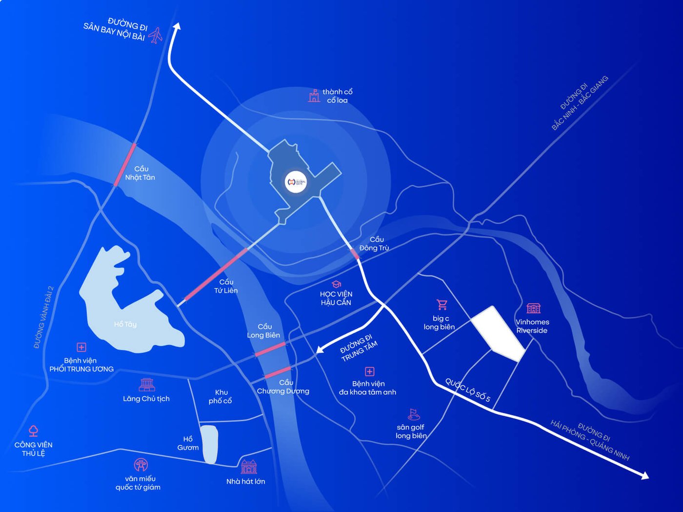 Vị trí đắc địa thu hút được nhiều nhà đầu tư